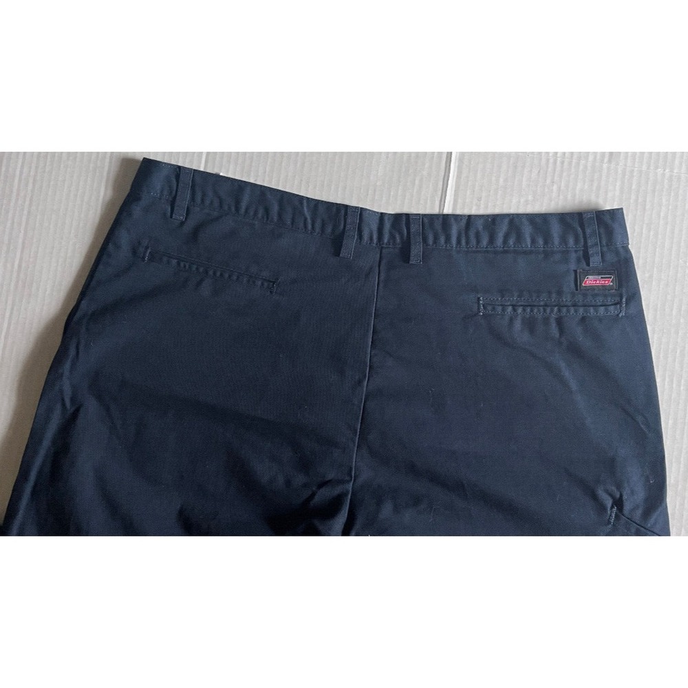 Mens Dickies Dark Blue Work Pants Size 42x32 Actual Measure 43x31